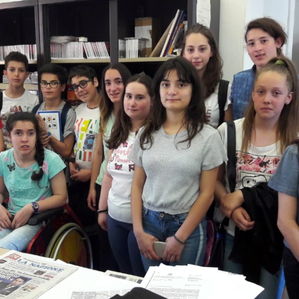 Come si lavora in redazione: visita a La Nazione Lucca e Lucca in Diretta